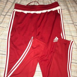 Adidas red climacool joggers
